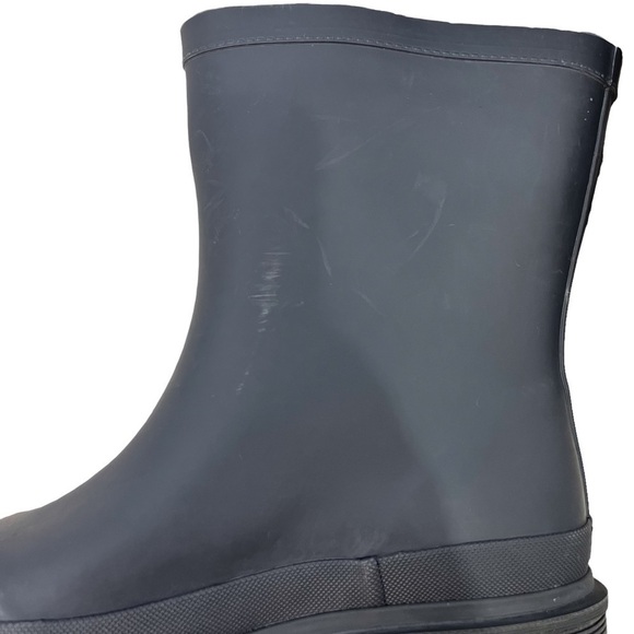 Chooka Redmond Mid Rain Boot Charcoal Size 8 Side Buckle Rubber - Picture 10 of 10